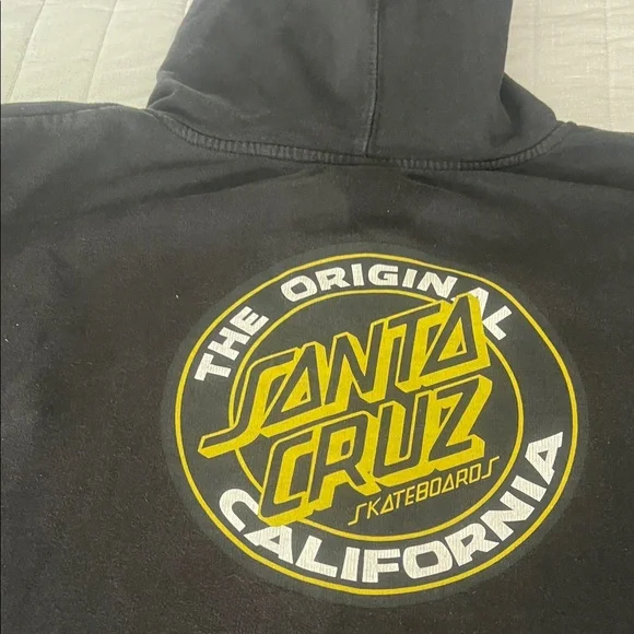 The original Santa Cruz California,women’s,Black Jacket with Gold Logo Size 2XL - Picture 14 of 17